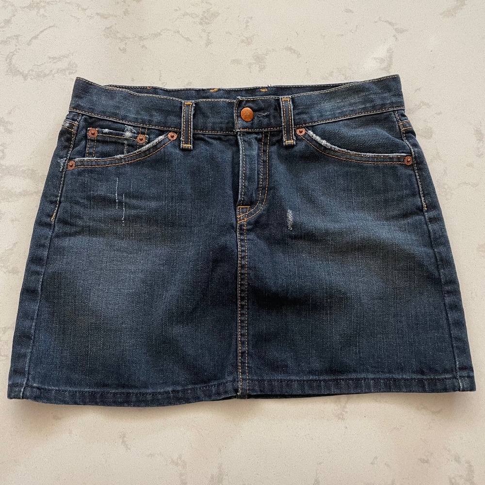 Vintage LUCKY BRAND Denim Mini Skirt